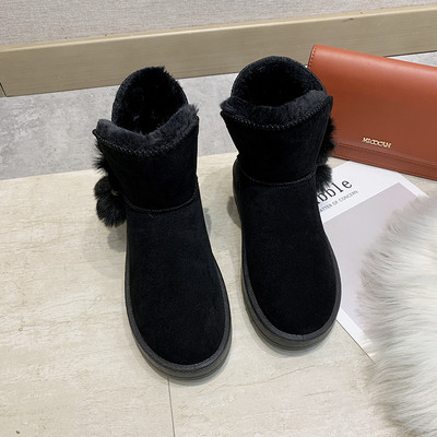 Lapos talpú női téli csizma többféle színben