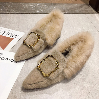 Γυναικεία αφράτα παπούτσια σε μαύρο και μπεζ χρώμα