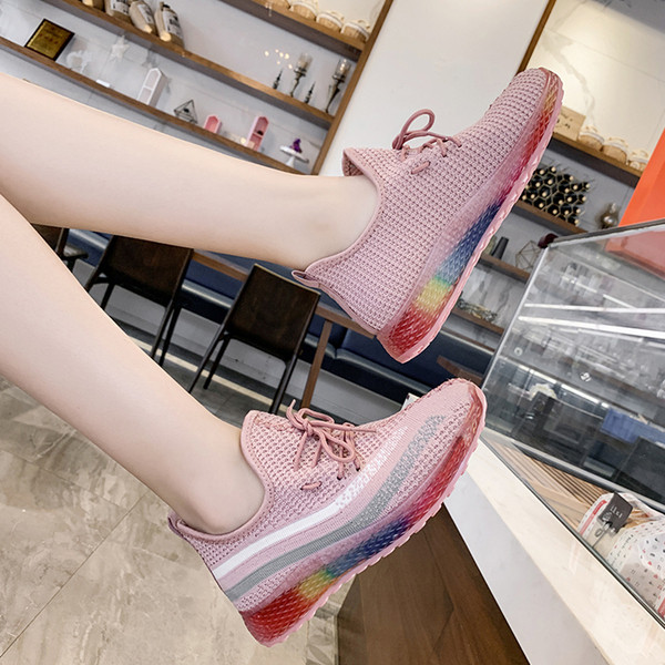 Περιστασιακά γυναικεία παπούτσια για τρέξιμο με ισόποση σόλα