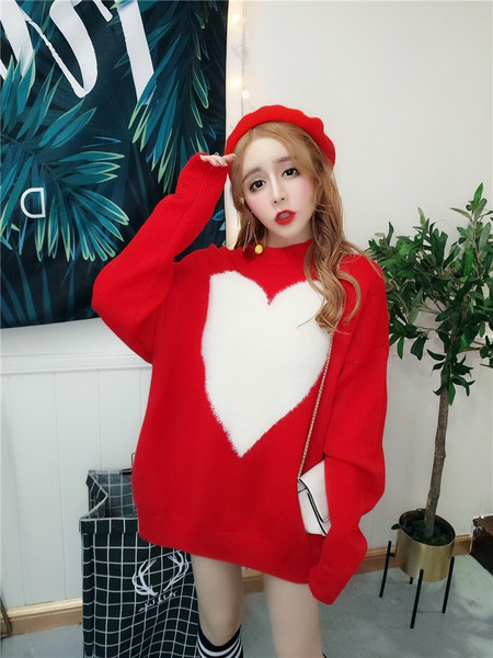 Hosszú és széles pulóver + zokni két színben