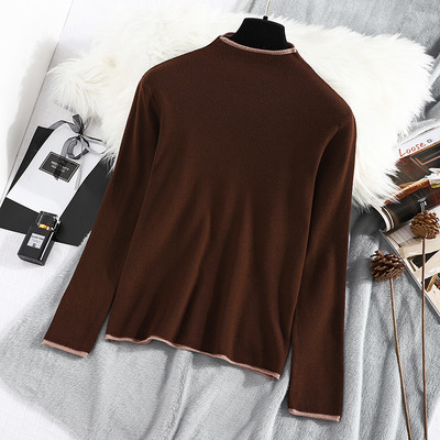 Új modell női pulóver polo gallérral - többféle színben