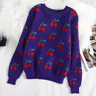 Új modell modern női pulóver kerek nyakkivágással - több színben