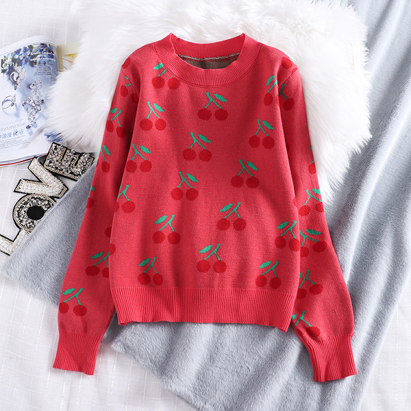 Új modell modern női pulóver kerek nyakkivágással - több színben