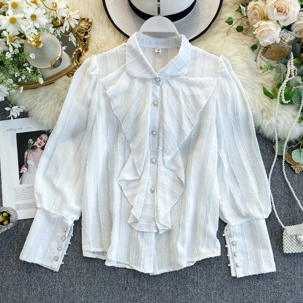 Modern női ing békával, három színben