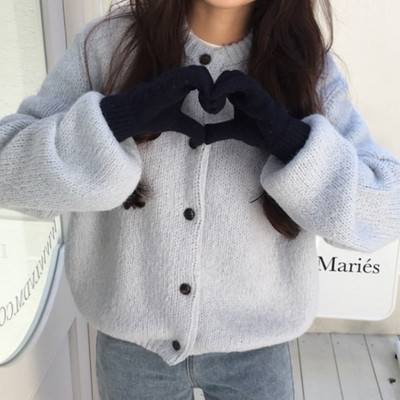 Modern női mellény két színben gombokkal