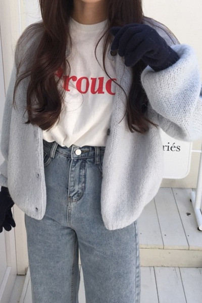 Modern női mellény két színben gombokkal