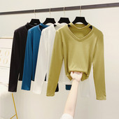 Bluză de damă cu decolteu spitz în patru culori