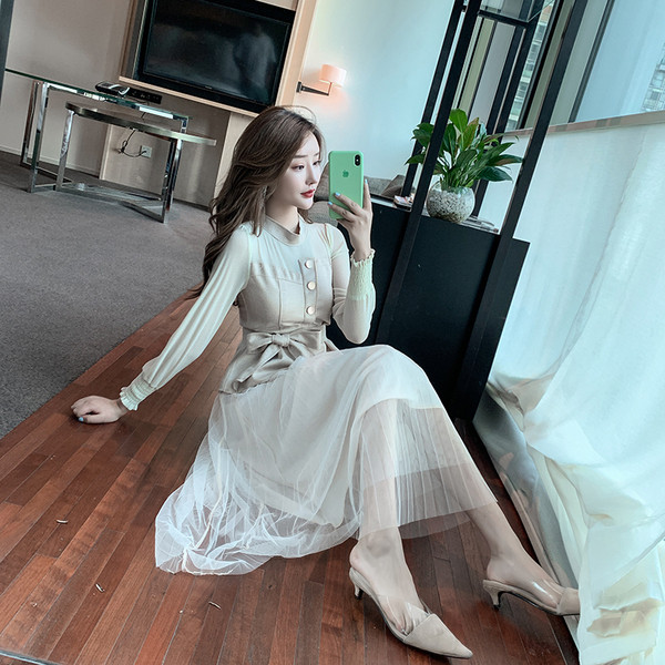 Női blúz és hosszú tüllszoknya szett