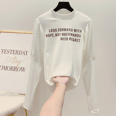 Női alkalmi blúz fehér, fekete és barna színben