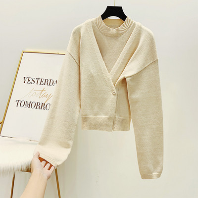 Női modern mellény + felső három színben