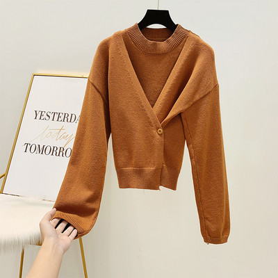 Női modern mellény + felső három színben