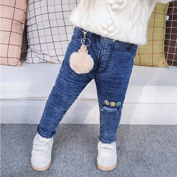 Σύγχρονο παιδικό κολάν για κορίτσια με εφαρμογή σε μαύρο και μπλε χρώμα