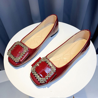 Női bőr cipő eko bőr fém elemmel több színben