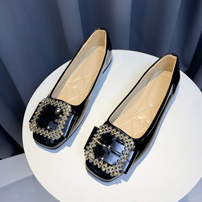 Női bőr cipő eko bőr fém elemmel több színben