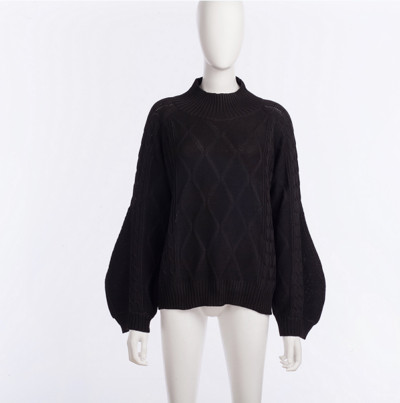 Alkalmi női pulóver polo gallérral, zöld, barna, sárga, fekete és bézs színben