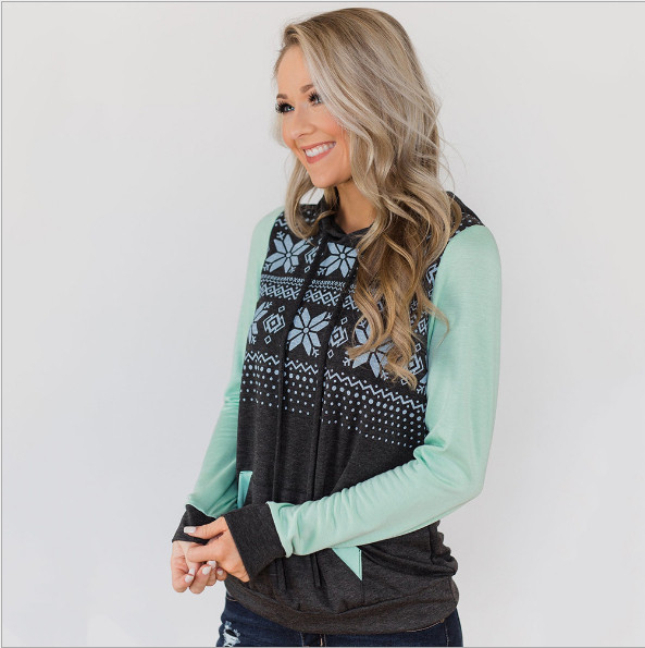 Μοντέρνο γυναικείο φούτερ μοντέλο με κουκούλα σε διάφορα χρώματα