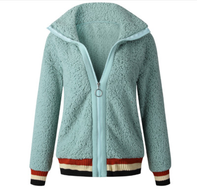 Modern női pulóver három színben cipzárral