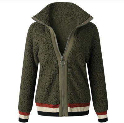 Modern női pulóver három színben cipzárral