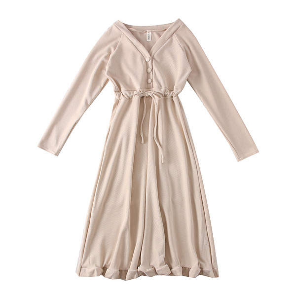 Alkalmi női ruha nyakkendővel - szabású modell több színben