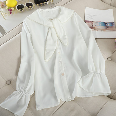 Modern női ing gombokkal, négy színben