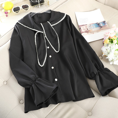 Modern női ing gombokkal, négy színben