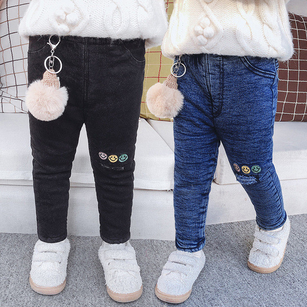 Új modell gyerek leggings lányoknak fekete és kék színben