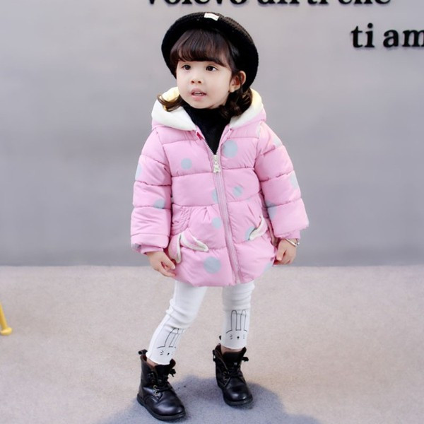 Μοντέρνο γυναικείο μπουφάν με κουκούλα για κορίτσια σε μπλε και ροζ χρώμα