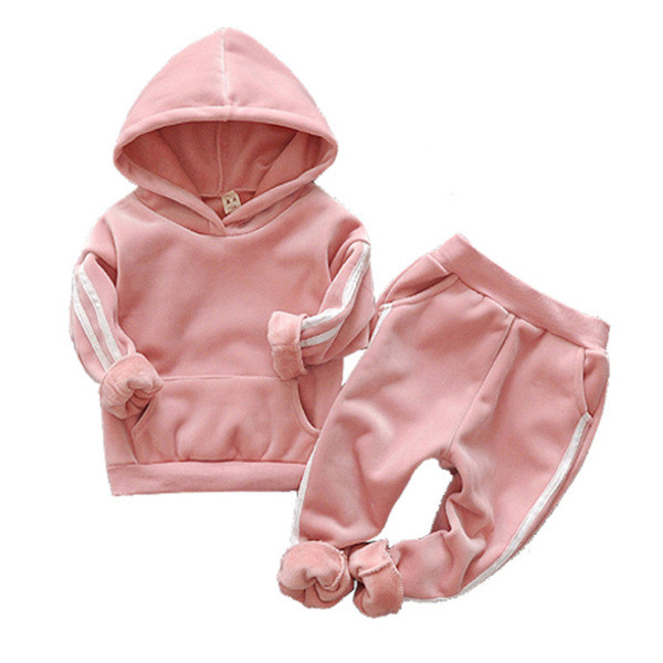 Napi gyerekkészlet lányoknak két részből áll, kék és rózsaszín színben