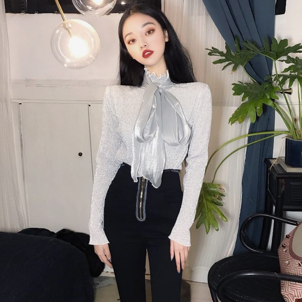 Modern ing szalaggal és fényes hatással három színben