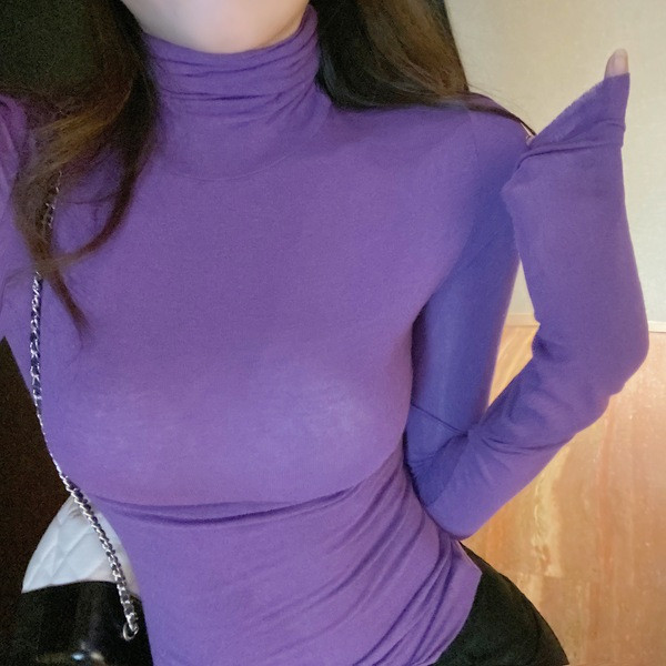 Női testhezálló blúz polo gallérral, sok színben