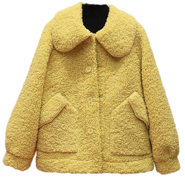 Μοντέρνο γυναικείο παλτό με κουμπιά και τσέπες σε τέσσερα χρώματα