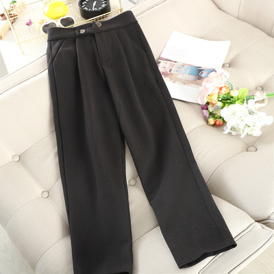 Divatos női nadrág magas derékkal, zsebekkel több színben