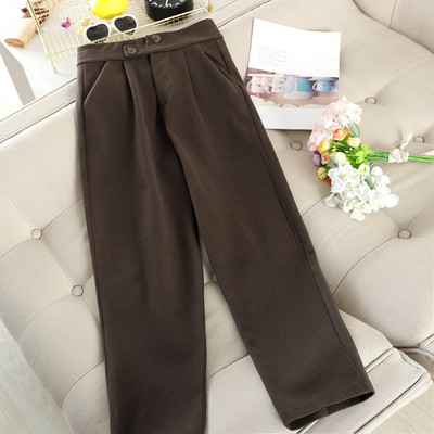 Divatos női nadrág magas derékkal, zsebekkel több színben