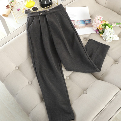 Divatos női nadrág magas derékkal, zsebekkel több színben