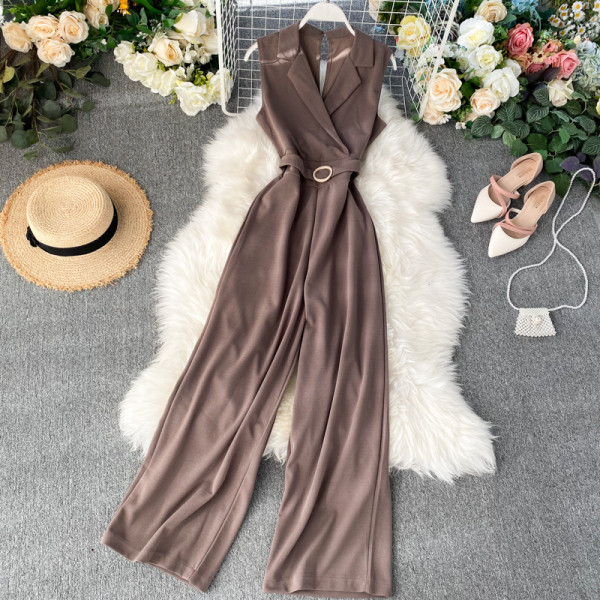 Stílusos női overall több színben övvel