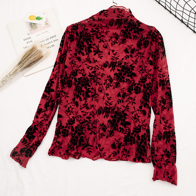Modern női blúz virágos motívumokkal, öt színben