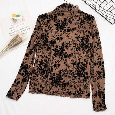 Modern női blúz virágos motívumokkal, öt színben