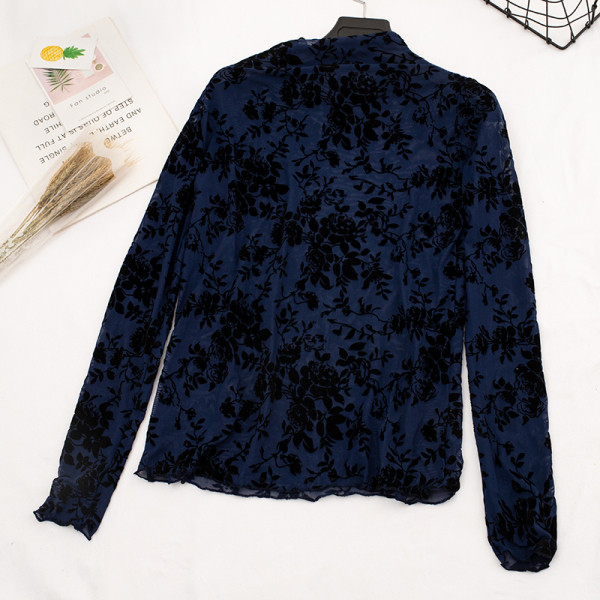 Modern női blúz virágos motívumokkal, öt színben