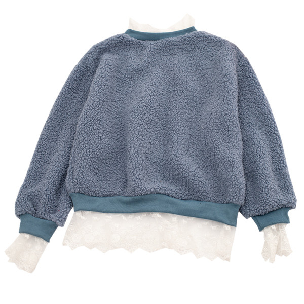 Καθημερινή γυναικεία μπλούζα σε διάφορα χρώματα με δαντέλα