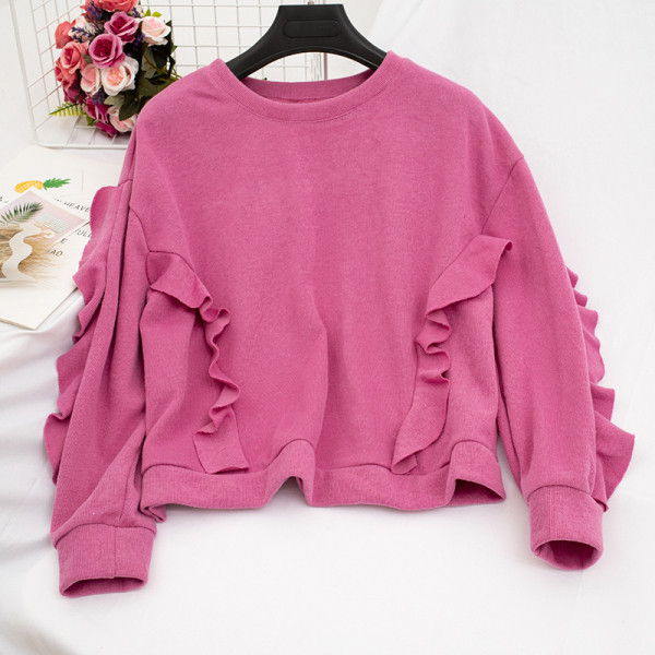 Καθημερινή γυναικεία μπλούζα σε διάφορα χρώματα με οβάλ ντεκολτέ