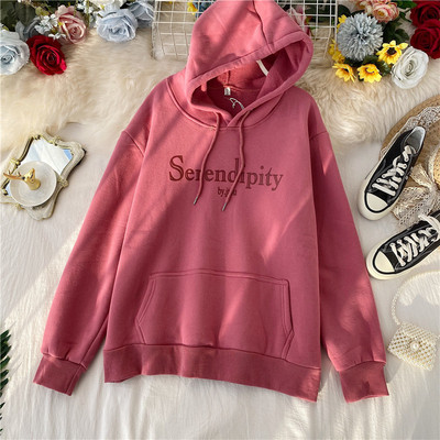 Női alkalmi pulóver nyakkendővel és felirattal négy színben