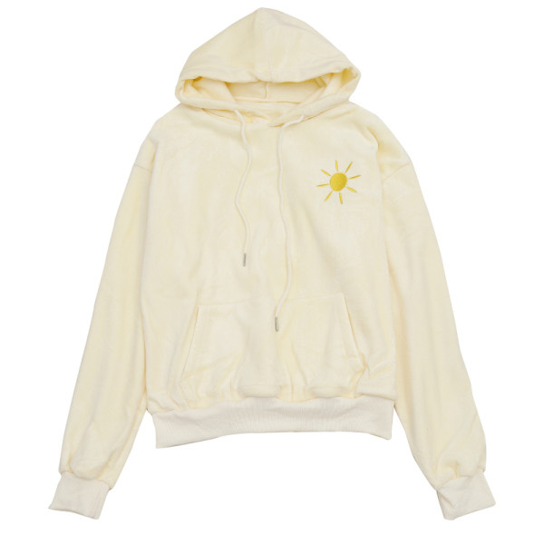 Napi női pulóver három színben rátéttel és zsebbel