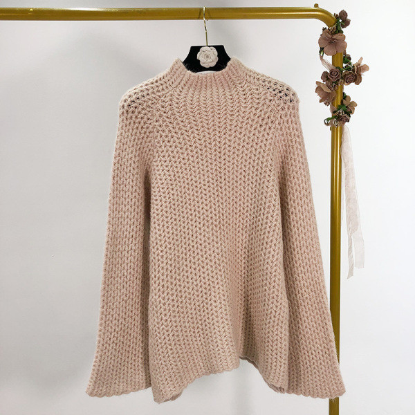 Γυναικείο πουλόβερ φαρδύ μοντέλο σε πολλά χρώματα