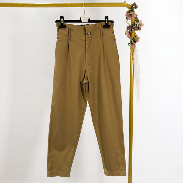 Hosszú alkalmi nadrág barna és fekete színben