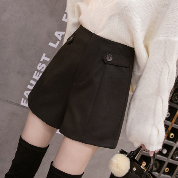 Aktuális női gombos nadrág fekete, szürke és bézs színben