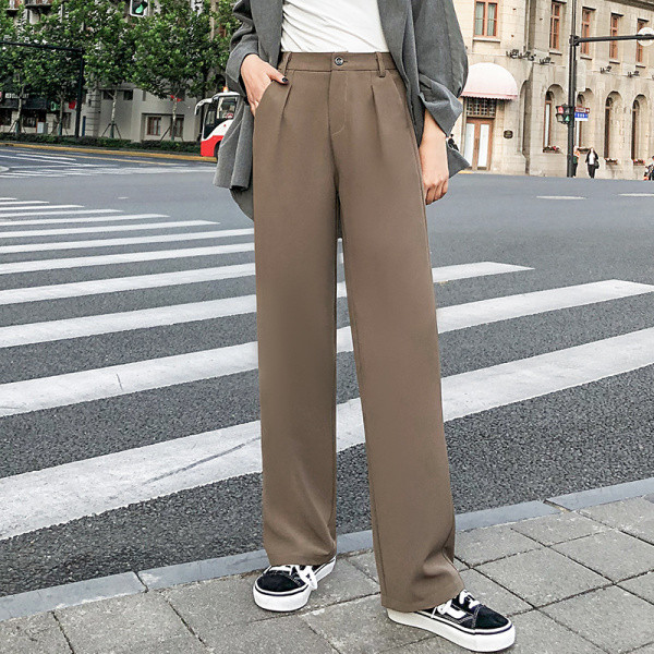 Új modell alkalmi női nadrág bézs, barna és fekete színekben