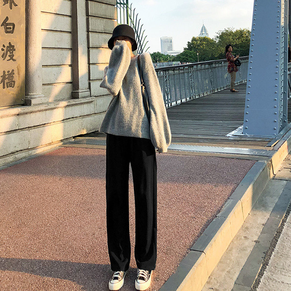 Új modell alkalmi női nadrág bézs, barna és fekete színekben