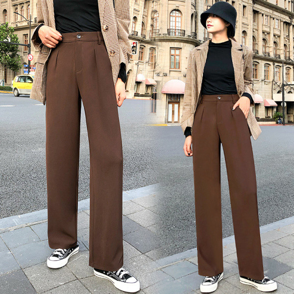 Új modell alkalmi női nadrág bézs, barna és fekete színekben