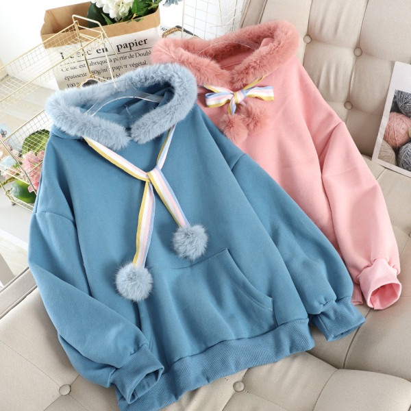 Μοντέρνο γυναικείο πουλόβερ  με κοεδόνια  σε τρία χρώματα