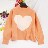 Modern női pulóver több színben, ovális nyakkivágással